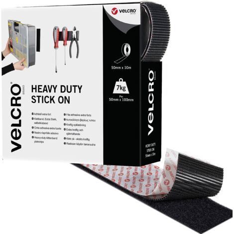 Velcro Adesivo Nero Dual Lock SJ3550 3M In Vendita Al Metro Larghezza - 25mm X 5MT - Foto 3