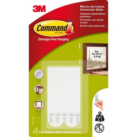 Velcro Command Medium per appendere quadri e cornici