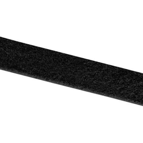 VELCRO Brand Adhesivo per tessuti 19mm x 60cm Nero 