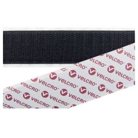 Velcro E08802533011425 nastro autoadesivo nero 25 mm