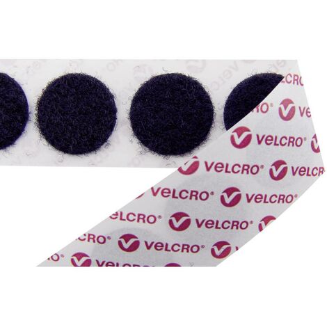 10 pastilles velcro rondes 35mm /blanc, noir / Scratch velcro, pastilles  auto-agrippantes, pastilles scratch