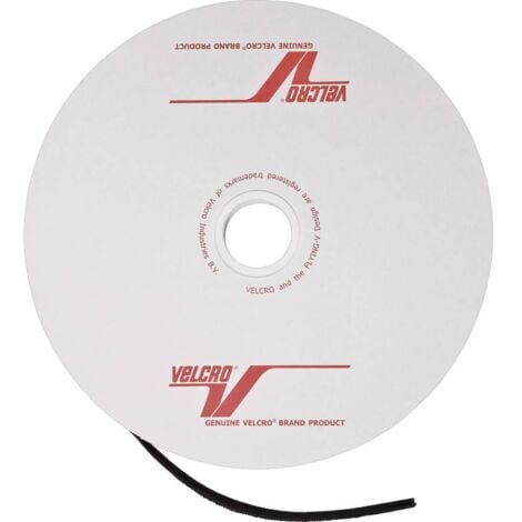 VELCRO® ONE-WRAP® Bande auto-agrippante pour grouper partie velours et partie agrippante (L x l) 25000 mm x 10 mm noir 25 m S26241