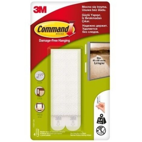 Velcro per appendere quadri Command, 4 pezzi
