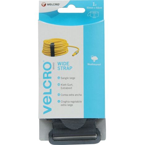 Velcro® Brand Velcro Wide Strap 50MM X 92CM X 1 Strap Black