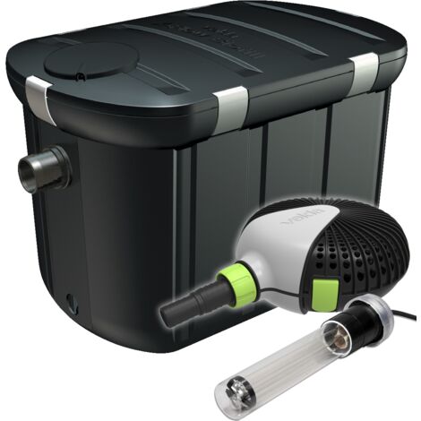 Velda Durchflussfilter Cross-Flow Biofill Set UV-C 18W mit Green Line 5000