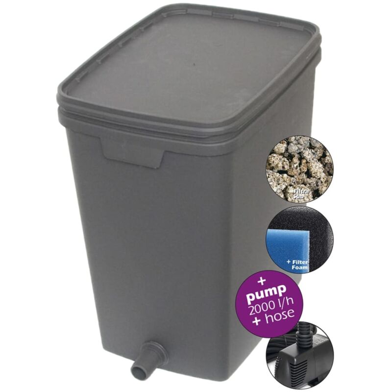 

Velda Filtro para estanque 35 L con bomba 2000 L 146039
