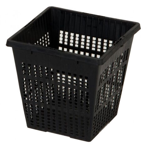 Velda Pflanzkorb PLANTMAND Kunststoff schwarz eckig 11 x 11 cm 141002
