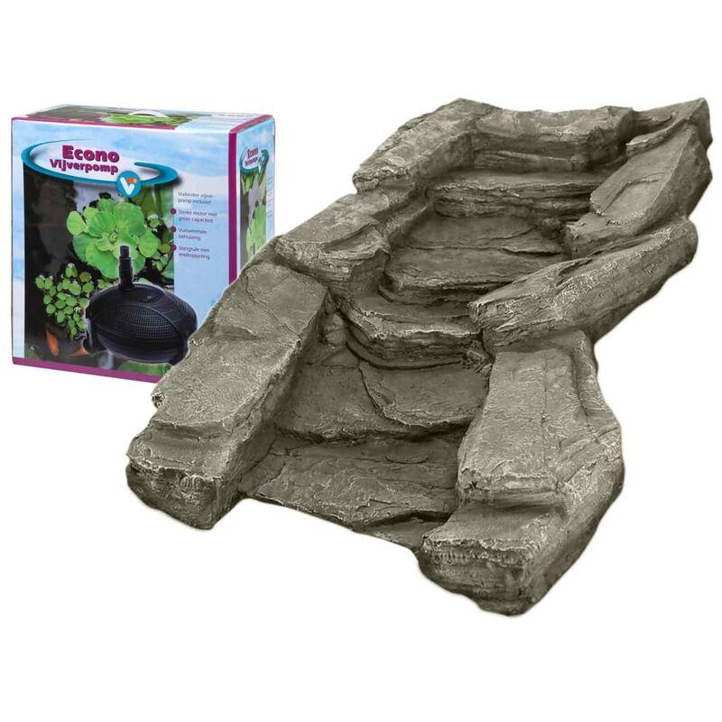 

Velda Set de fuente para jardín 105 cm - Gris