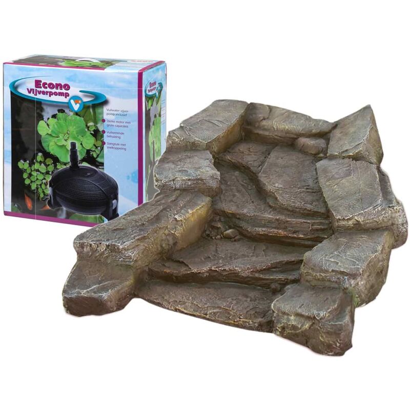 

Set de fuente para jardín 80 cm - Gris - Velda