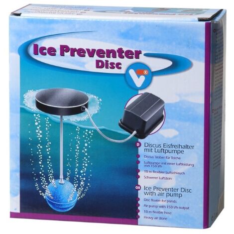 Velda Teichbelüftung Eisfreihalter für Fischteiche VT Diskus mit Luftpumpe 145005