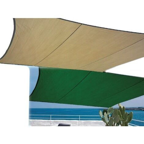 BRIXO VELA OMBREGGIANTE PRAIANO IN POLIETILENE ALTA DENSITA' ECRU 185 GR/MQ 3X4MT