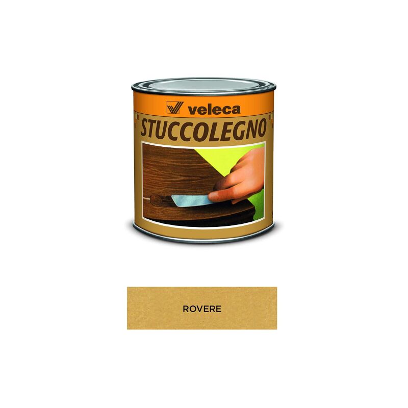 Stucco Legno Pasta restauro Ricostruzione mobili 250 gr rovere - Veleca