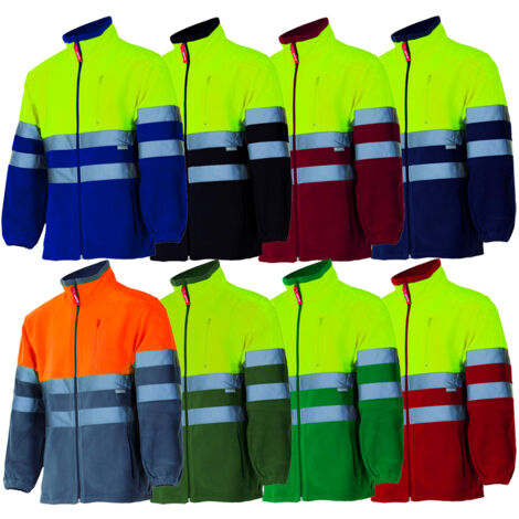 Velilla 183 Fleecejacke - L - Azul/Amarillo