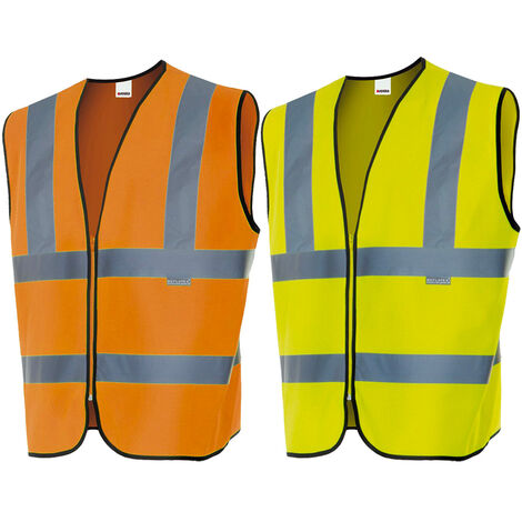 Velilla 305901 Warnschutz-Arbeitsweste - S - Orange