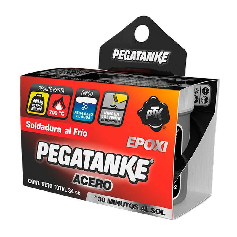 

Pegatanke epoxico acero negro 32gr 96483 - EDM