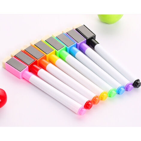 Velleda Magic Radierbarer Feinmarker, 2er-Pack mit integriertem Radierer – Einfaches Radieren