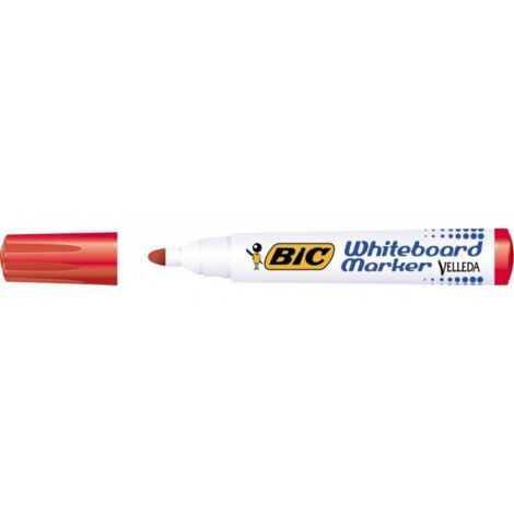 Velleda marcador pizarra blanca ecolutions 1701 punta redonda rojo caja -12u-