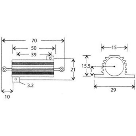 Velleman 145668 Resistor 50 W 1 K8