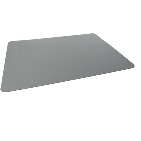 Velleman Alfombra de soldadura con cable de tierra, 600 x 500 mm, gris