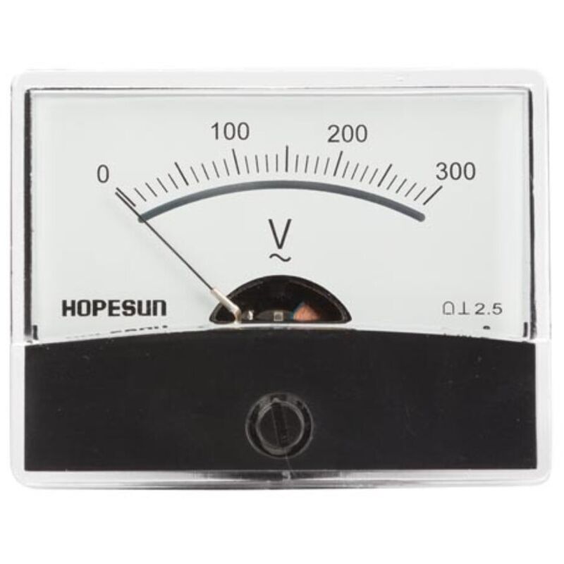 Velleman Analoges Einbau-spannungsmessgerät 300 V Ac / 60 X 47 Mm