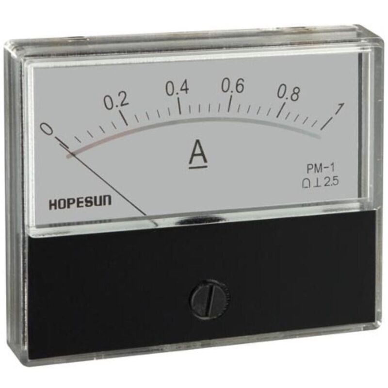 Image of Analoges einbau-strommessgerät 1 a dc / 70 x 60 mm