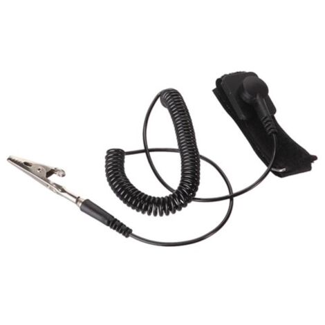 Velleman Antistatik-Armband, verstellbar, Krokodilklemme, 1 Mohm, Schwarz
