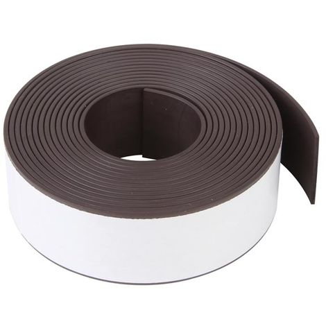 Velleman – Bande auto-agrippante magnétique flexible 300 x 2.5 cm – Pour surfaces diverses – Fixation instantanée – MAGNET9