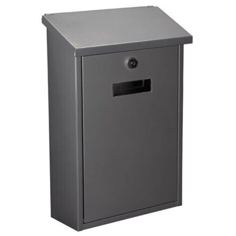 Velleman BG10003 BG10003 Boîte aux lettres argent avec serrure à clé Q305432