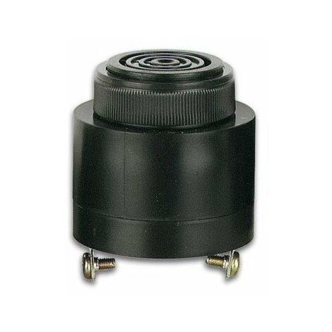 Velleman – Buzzer à visser 220V – Signal sonore 90 dB – Fréquence 2,9 kHz – Consommation 18 mA pour panneaux de signalisation