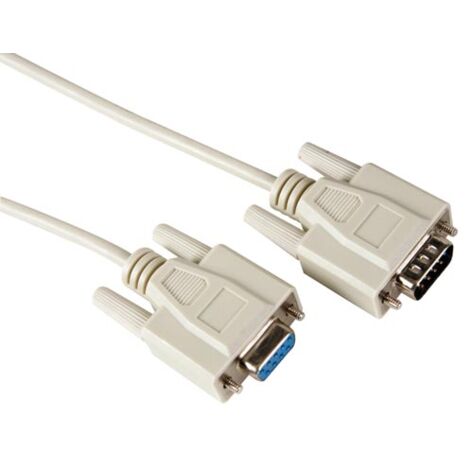 Velleman CW014 Subd9 - Cable Serial Macho a subd9 Hembra, 2 Metros de Longitud, Multicolor