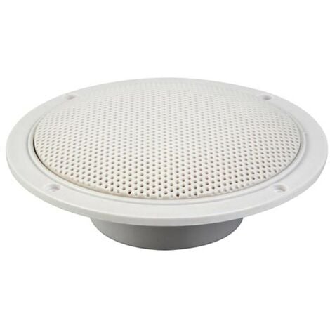 Velleman Haut-parleurs encastrables, 2 pcs, pour la maison et extérieur, rond, blanc, 5