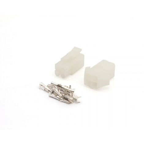 Velleman – Jeu de connecteurs multifonctions 6.2mm – 2 x 2 pôles – Tension 50V – Courant 8-13A – Résistance contact 10 mohm max