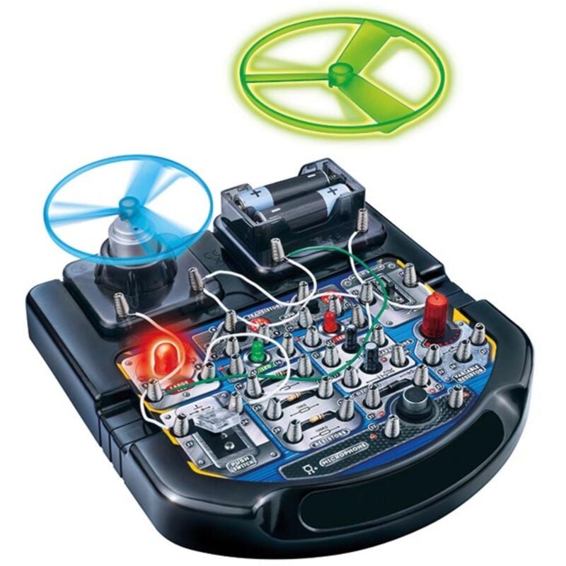 Velleman - Kit de projets électroniques pour enfants à partir de 8 ans, explorez les principes de base de l'électronique avec 18 expériences