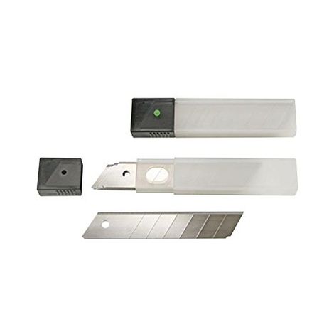 Velleman – Lames de rechange pour cutter 25 mm – Lot de 10 lames rectangulaires pour coupe précise – MES2510A