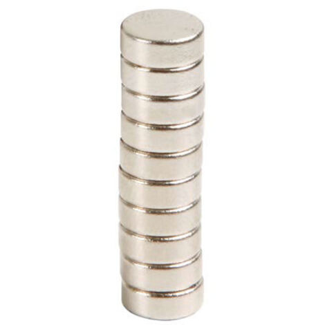 Velleman MAGNET5 Permanent-Magnet Zylindrisch (Ø x H) 8 mm x 3 mm NdFeB