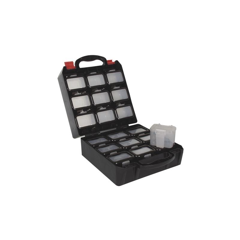 

Velleman Obb1 Caja De Herramientas Con 18 Cajones Extraíbles, Negro