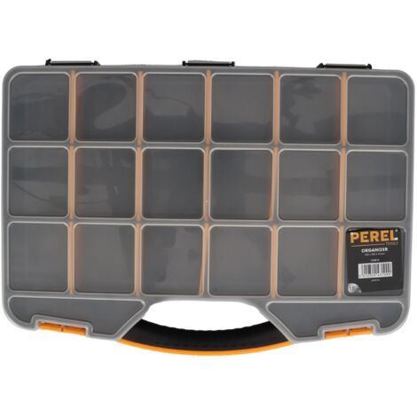 Velleman OMR18 Sortimentskasten (L x B x H) 415 x 286 x 61 mm Anzahl Fächer: 18   Inhalt 1 St.
