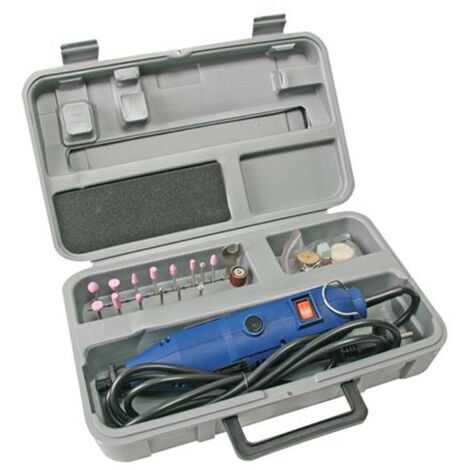 Velleman Perceuse de précision polyvalente, avec accessoires, 40 pièces, pour couper, percer, graver et autreartisanat, 135 W, 10000-32000