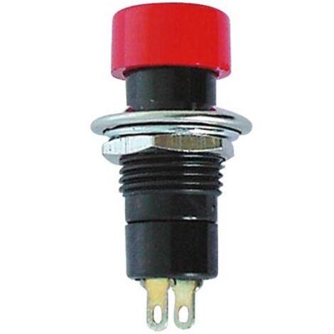 Velleman R1821A/125 interruttore elettrico Interruttore a pulsante Nero, Rosso
