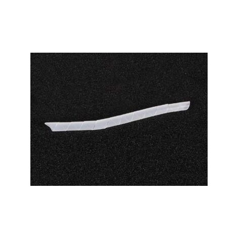 Velleman SW09 - Correa de Regalo en Espiral (10 m x 9 mm), Color Blanco Transparente