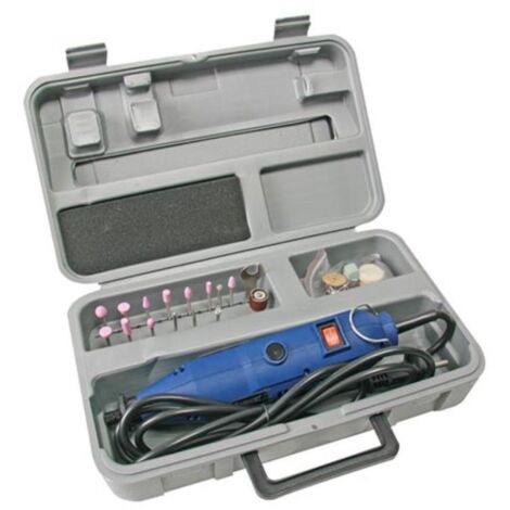 Velleman Taladro de precisión multifunción, con accesorios, 40 piezas, para cortar, taladrar, grabar y otros proyectos artesanales, 135 W, 10000-32000 rpm