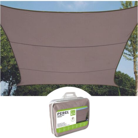 Velleman Vela de sombra rectangular gris topo 4x2,9 m