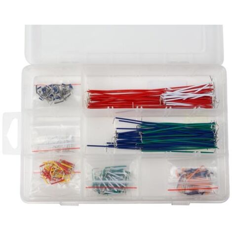 Velleman WJW351 Set di ponticelli Rosso, Arancione, Giallo, Verde, Blu, Grigio, Bianco