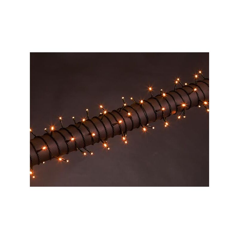 Stella led - 8 m - 120 led - arizona blanc - câble vert - 24 v velleman V-STE-08-S-24V-AW-GW