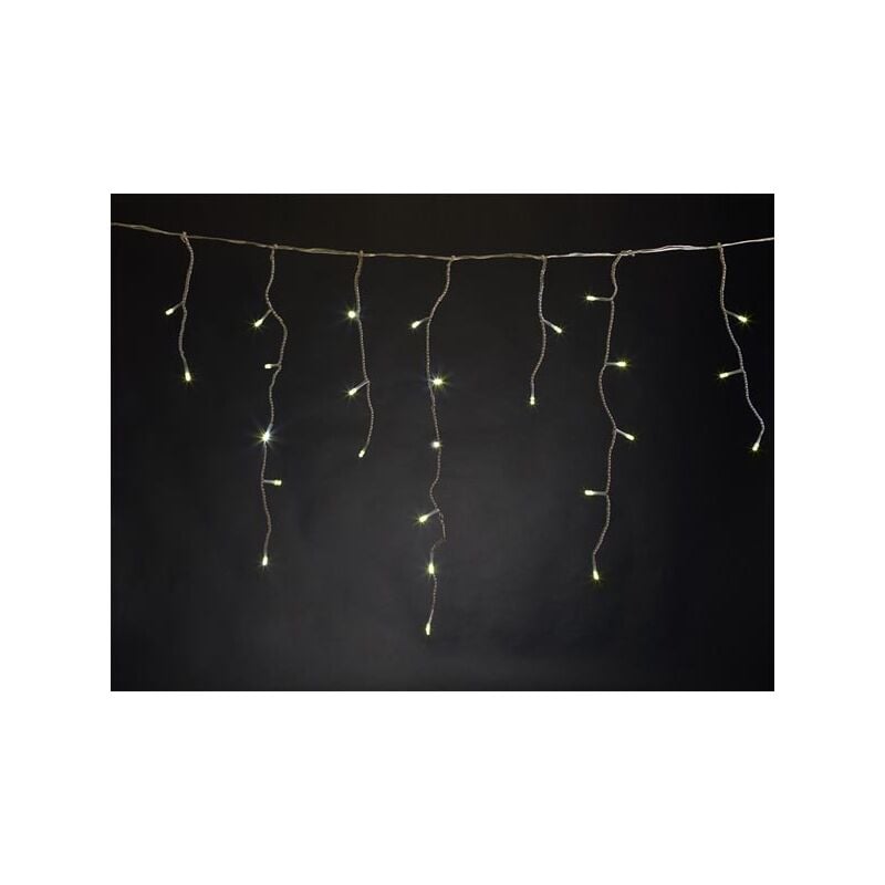 Rana led - 4 x 0.6 m - 144 led - blanc chaud - câble transparent - modulateur - 24 v velleman V-RAN-4X0.6-A-24V-UW-TW