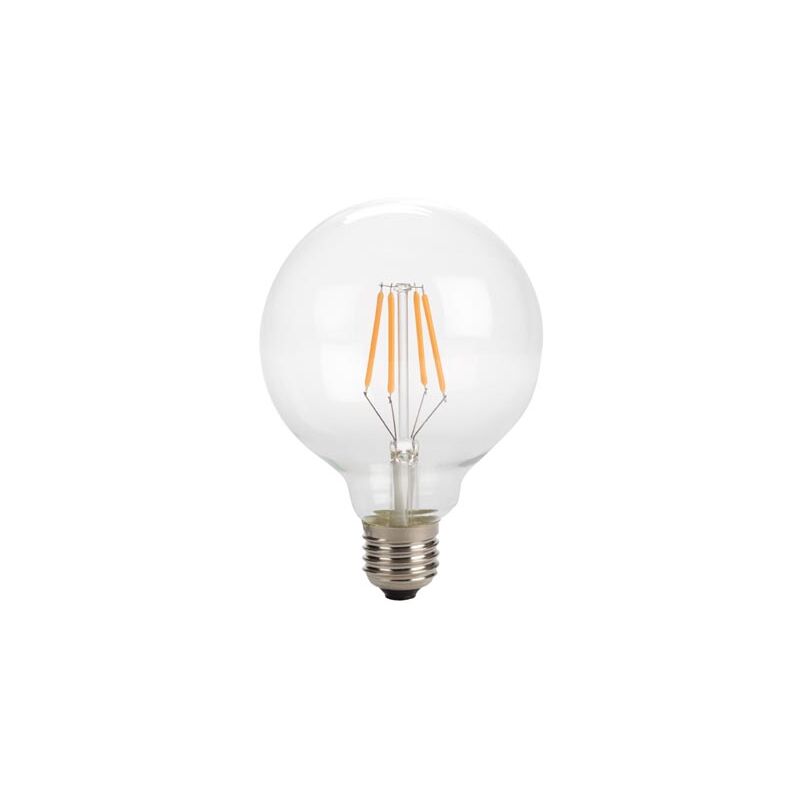 Image of Lampadina led - modello retrò con filamento led - g95 - 4 w - e27 - colore white warm warm intense