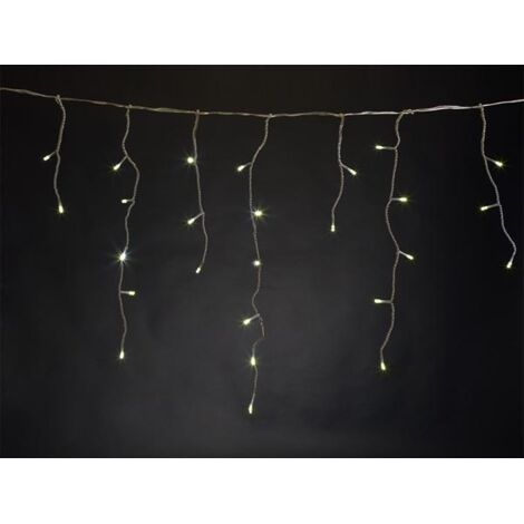 Vellight LED-Lichtvorhang kaltweiß, 4 m, 144 LEDs, wetterfest, energieeffizient und verzaubernd