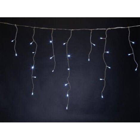 Vellight LED-Lichtvorhang kaltweiß, 4 m, 144 LEDs, wetterfest, energieeffizient und verzaubernd