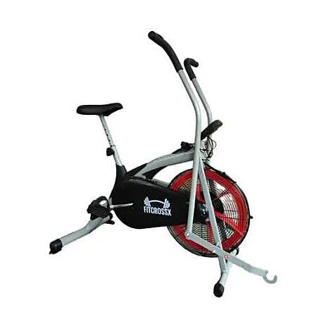 JARDIBRICODECO Vélo Air pro bike fitness avec pulsion cardiaque cardio-training crossfit