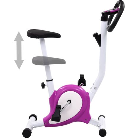 Vélo d'appartement avec résistance à courroie Violet CFW11417